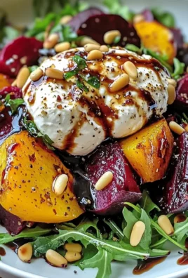 Beet and Burrata Salad with Pine Nuts: The Salad That Makes You Feel Fancy AF