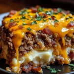 Cheesy Loaded Meatloaf Casserole