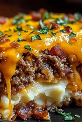 Cheesy Loaded Meatloaf Casserole