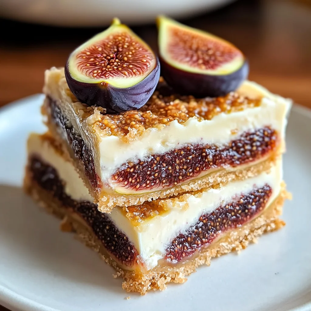 Decadent Fig and Cream Cheese Bars - Alrightwithme