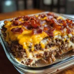 Low-Carb Bacon Cheeseburger Casserole – Easy Keto Family Dinner