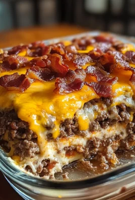 Low-Carb Bacon Cheeseburger Casserole – Easy Keto Family Dinner