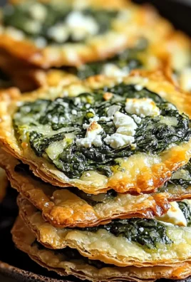 Mediterranean Spinach and Feta Crisps