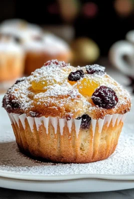 Moist Christmas Stollen Muffins