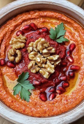 Muchicken hammara (Syrian Roasted Red Pepper Dip)