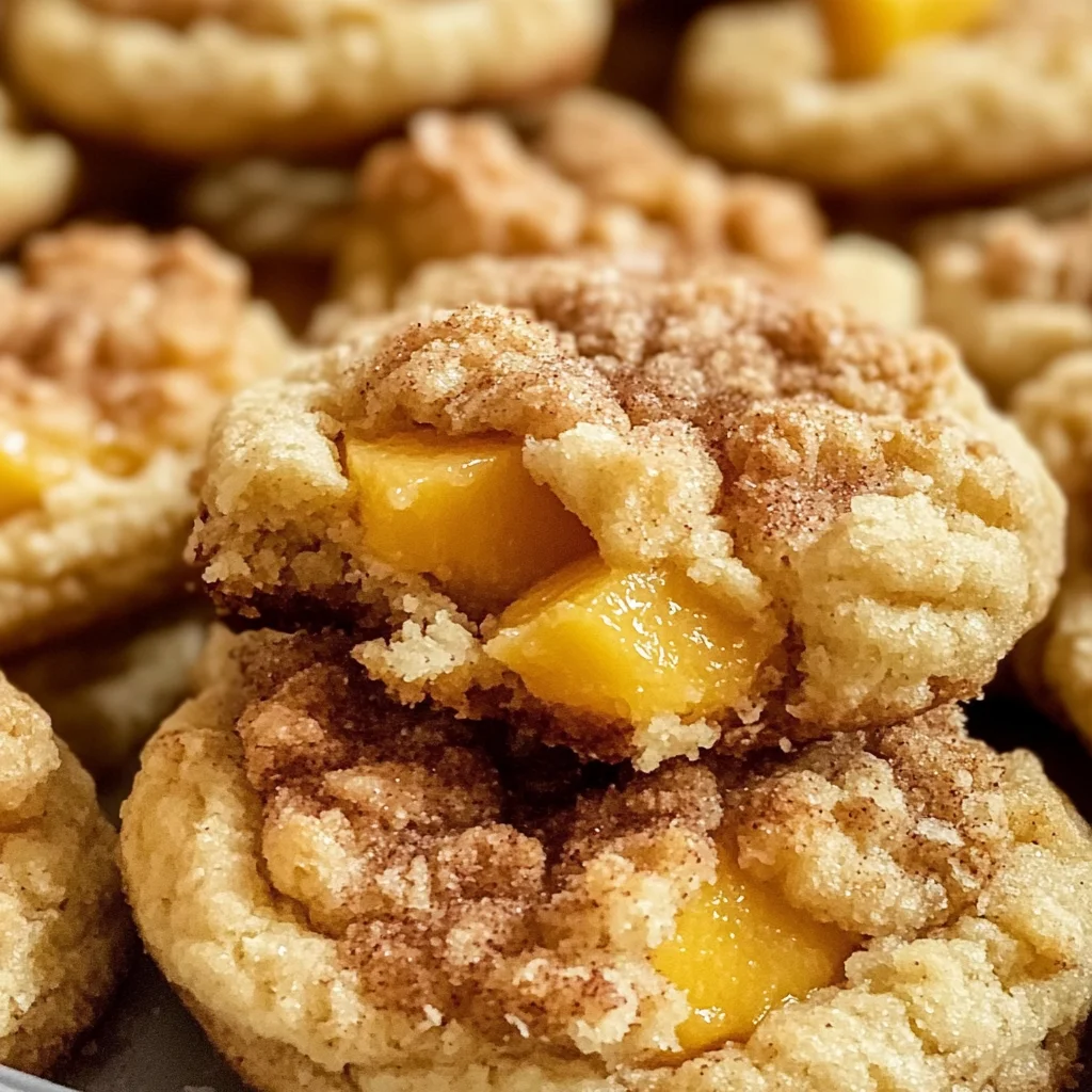 Peach Cobbler Cookies