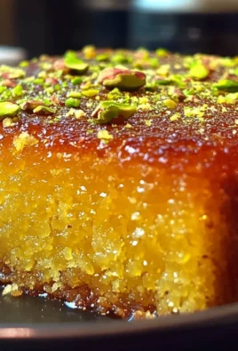 Saffron Pistachio Basbousa Recipe: A Middle Eastern Delight