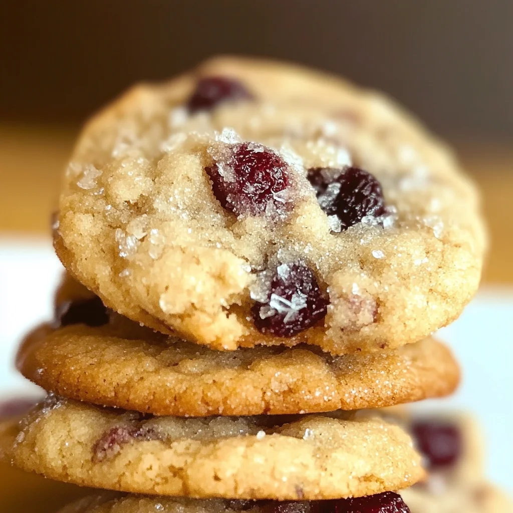 Soft Cranberry Sugar Cookies