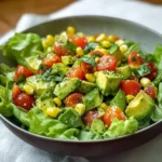 Avocado Salad with Lime Cilantro Dressing