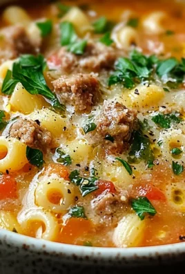 BEST Italian Sausage Ditalini Soup