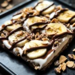 Banana & Nutella Frozen Yogurt Bark