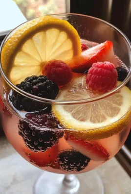 Berry Rosé Sangria Cocktail Recipe