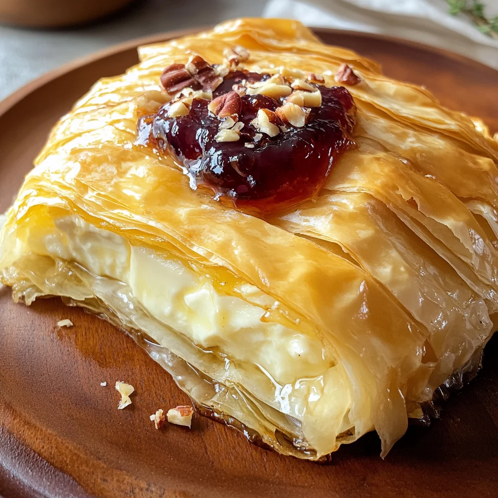 Best Baked Brie in Phyllo Dough Recipe