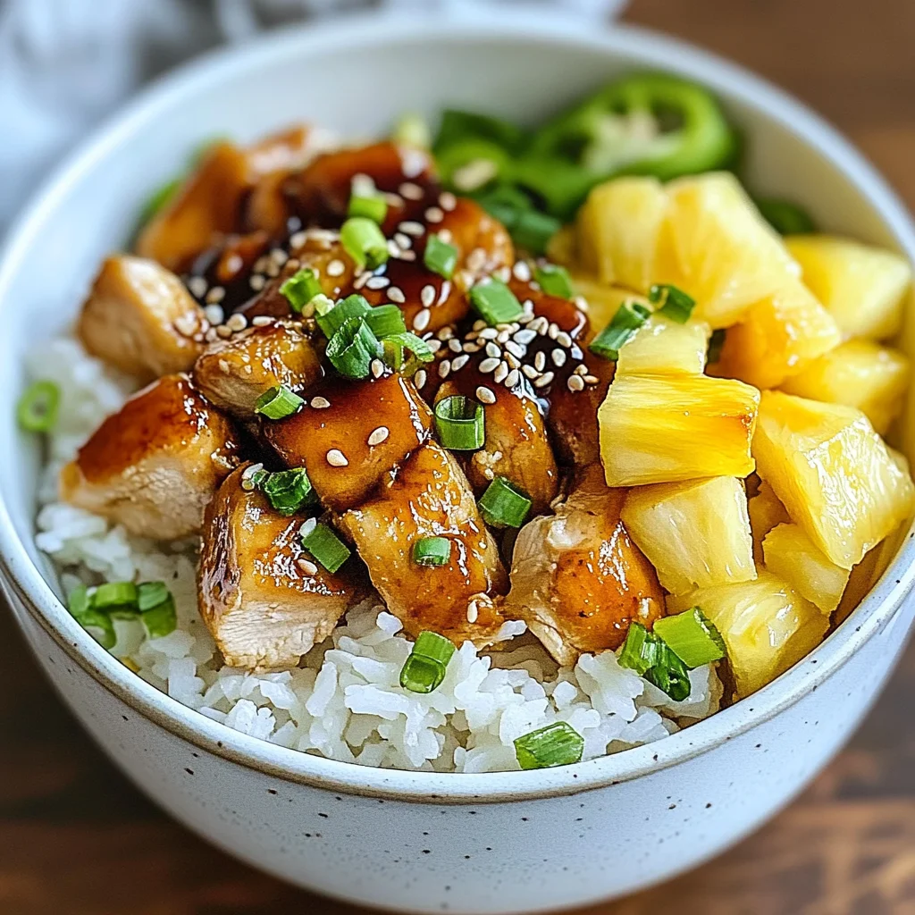 Chicken Teriyaki Pineapple Bowl: An Amazing Ultimate Recipe