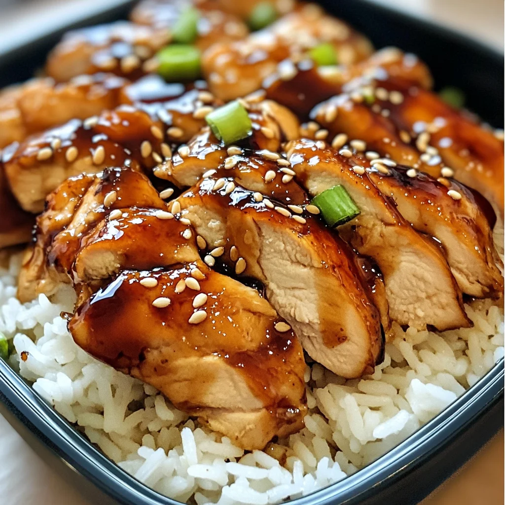 Chicken Teriyaki and Rice