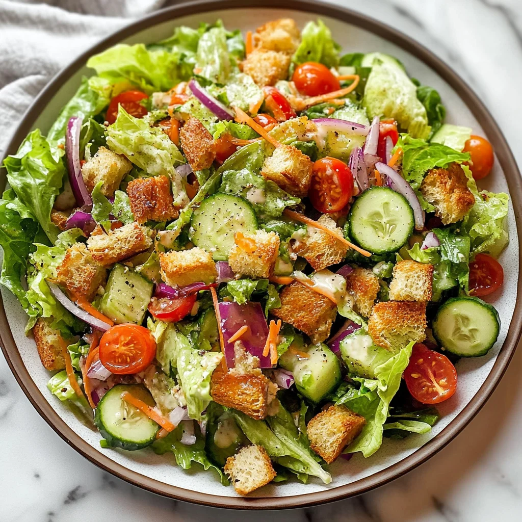 Classic House Salad - Quick and Easy