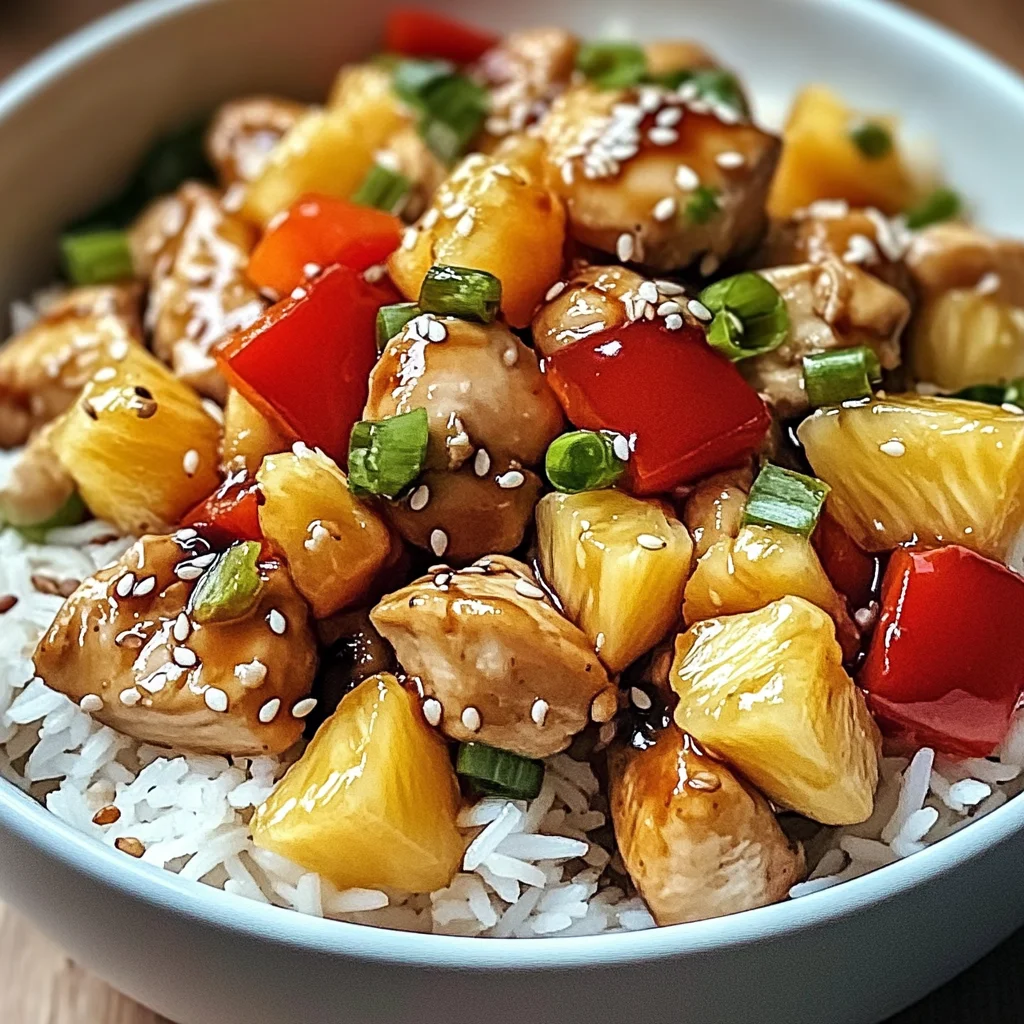 Create a Flavorful Pineapple Chicken and Rice in Just 30 Minutes!