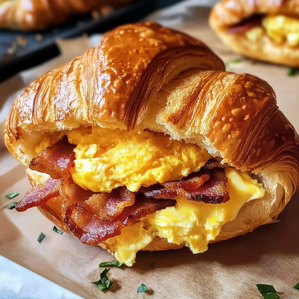 Croissant Breakfast Sandwich Recipe