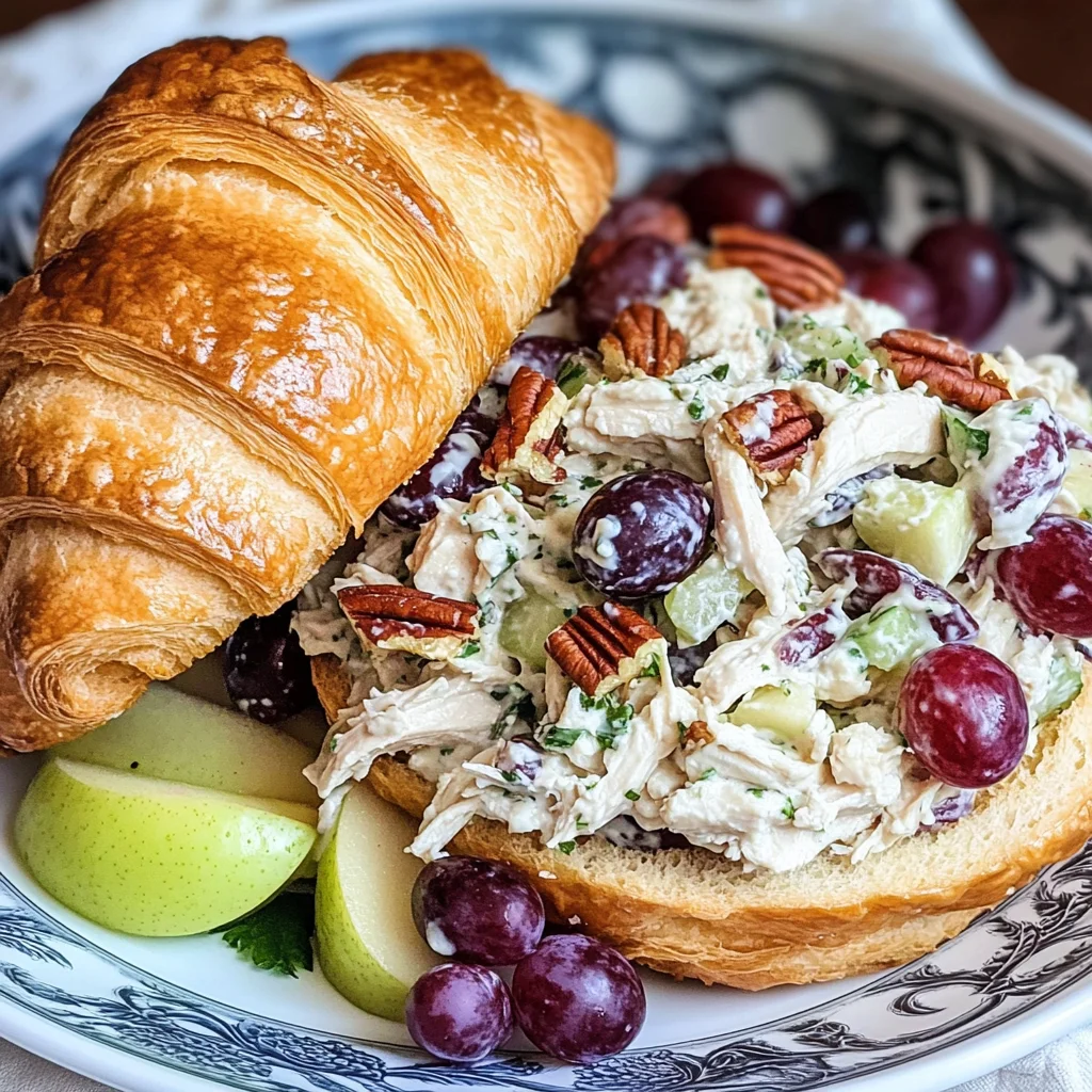 Croissant Chicken Salad Sandwiches