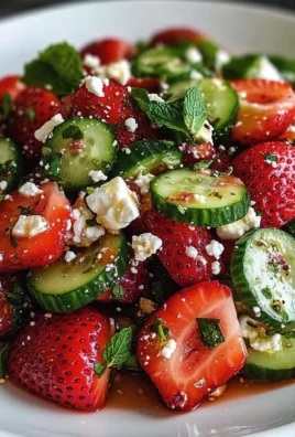 Cucumber Strawberry Salad