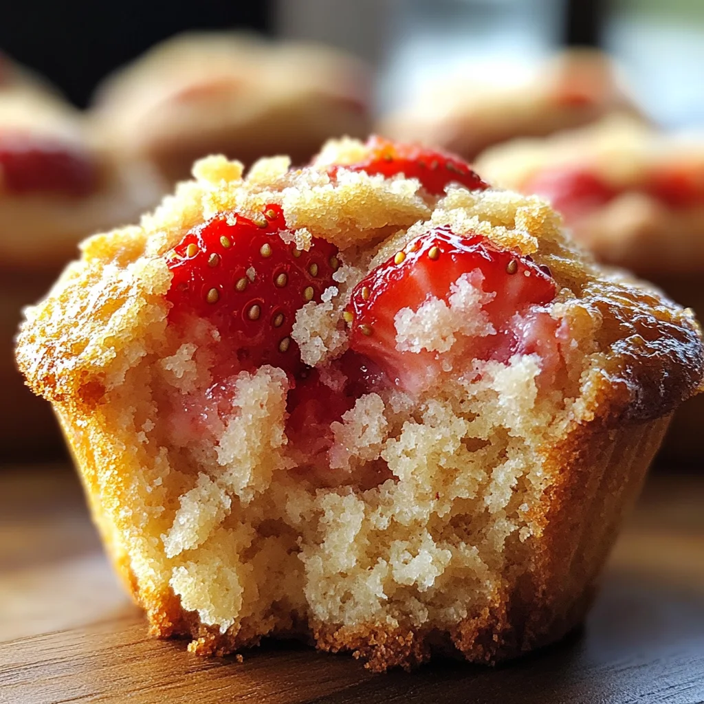 Delightful Fresh Strawberry Muffins
