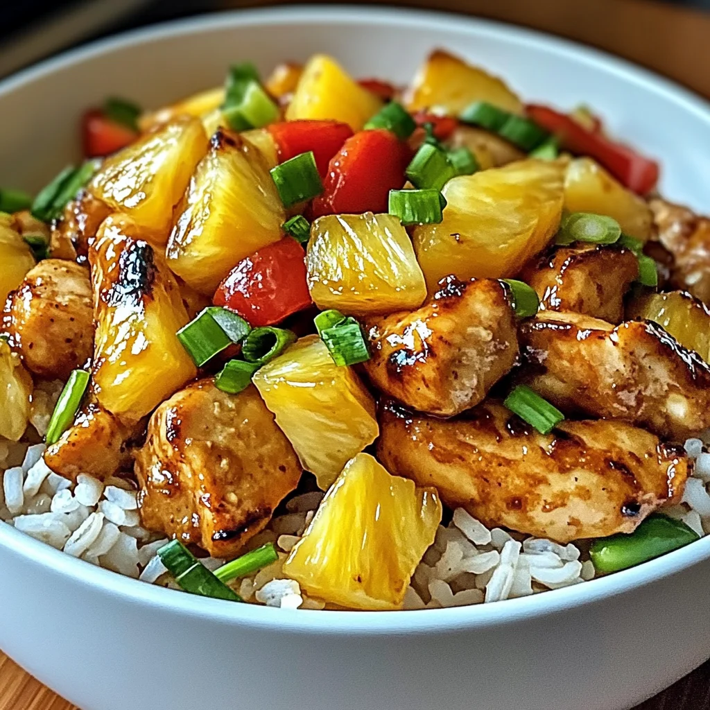 Discover the Joy of Pineapple Chicken and Rice in 30 Minutes!
