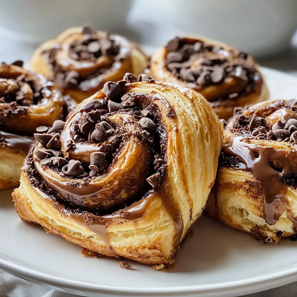 Easy Chocolate Croissant Cinnamon Rolls