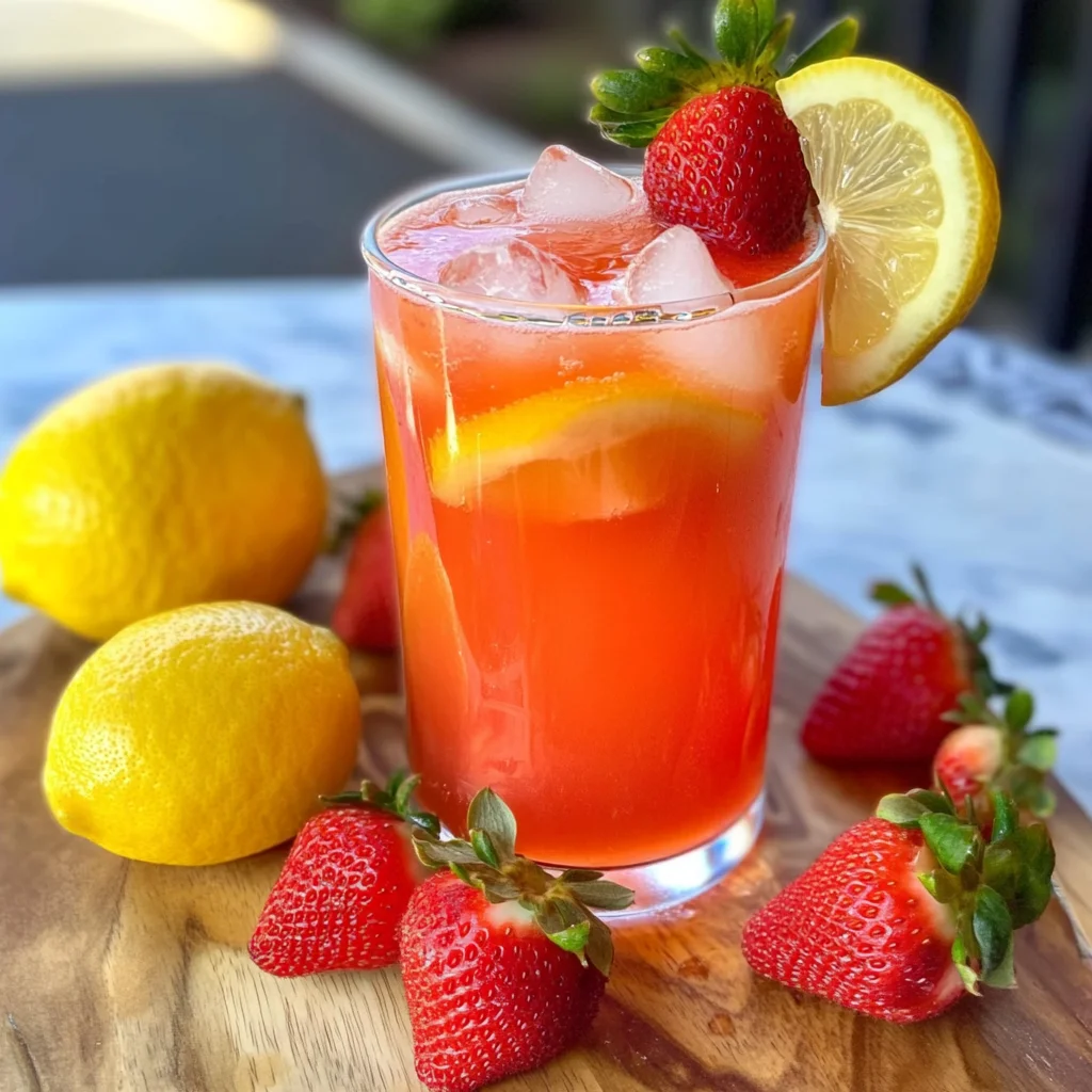 Easy Strawberry Lemonade
