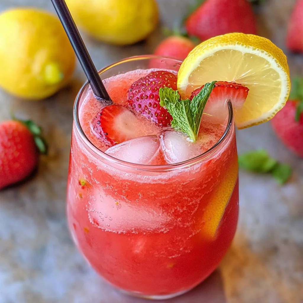 Easy Strawberry Lemonade Recipe