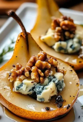 Elegant Blue Cheese Stuffed Pears Recipe