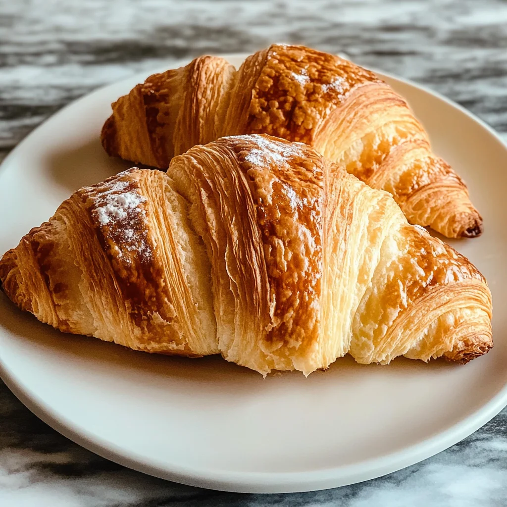 Golden Flaky French Croissants Made Easy in No Time