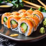 Gourmet Salmon Sushi Rolls