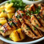 Grilled Chicken and Pineapple