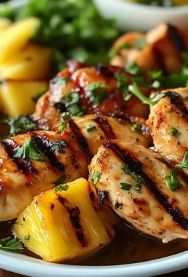 Grilled Chicken and Pineapple