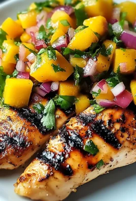 Honey Lime Chicken with Mango Salsa