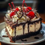 Hot Fudge Sundae Brownie Cheesecake