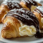 Indulgent Boston Cream Pie Croissants for Your Sweet Tooth