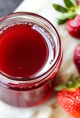 No-waste Strawberry Top Simple Syrup Recipe