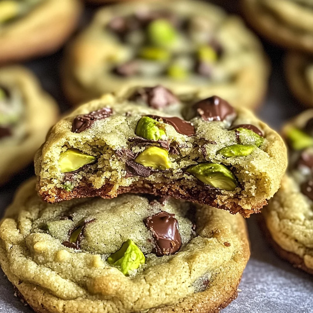 Pistachio Cream Cookies that Melt in Your Mouth