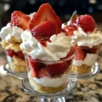 Quick Strawberry Shortcake Cups