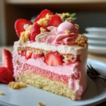 Strawberry Crunch Cake The Easiest Recipe Ever
