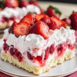 Strawberry Shortcake Poke Cake