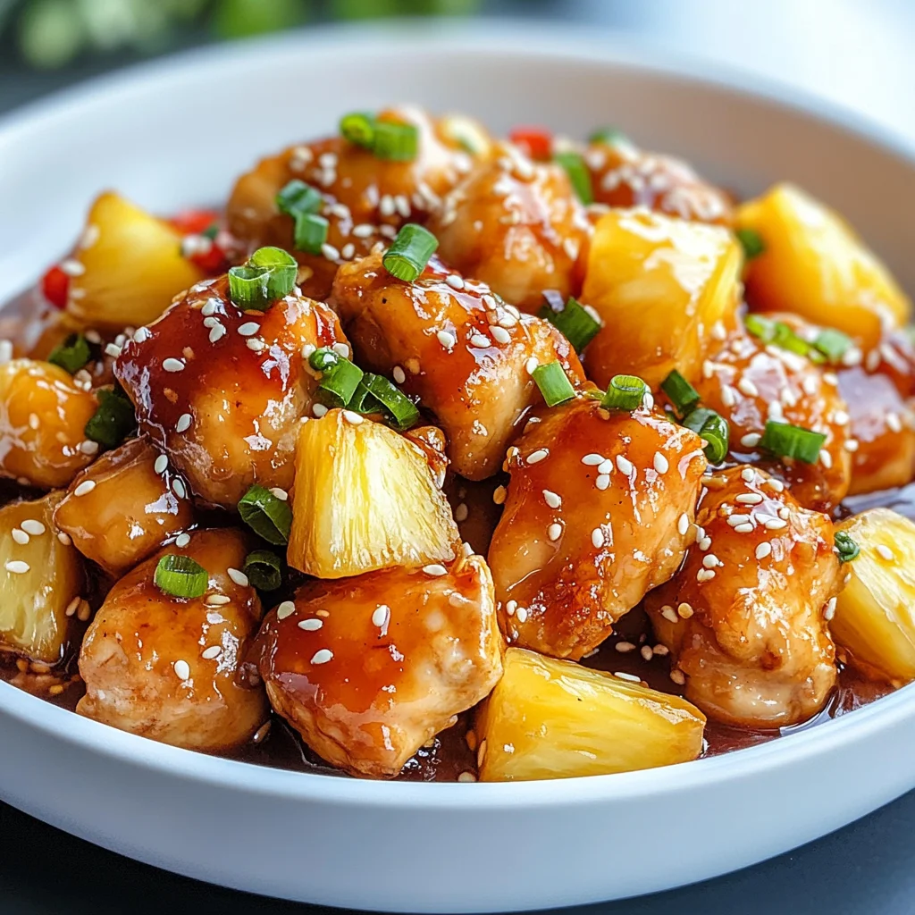 Sweet and Tangy Pineapple Chicken