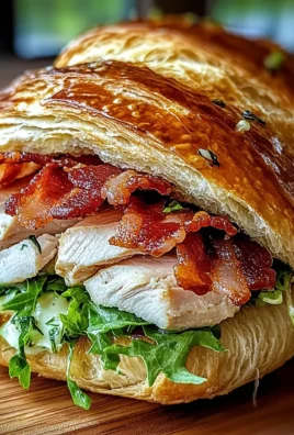 Turkey Bacon Chicken Croissant