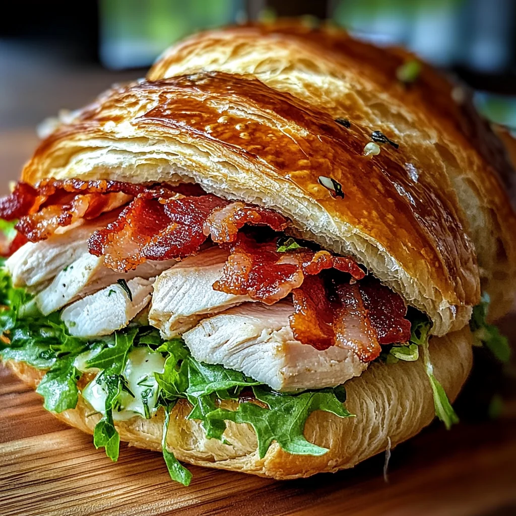 Turkey Bacon Chicken Croissant
