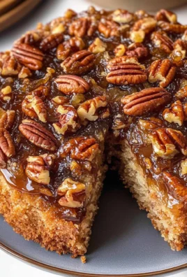 Vegan Pecan Upside Down Cake